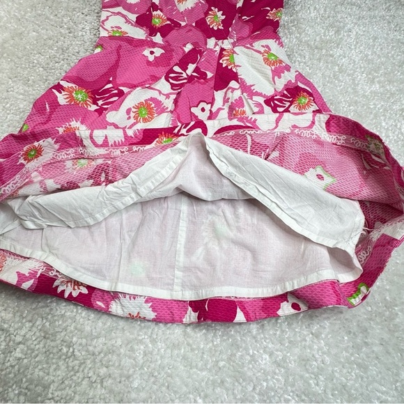 Lilly Pulitzer Bloom Dress Pink Floral Preppy Resort Coquette Cruise Tropical 4 - Picture 6 of 12